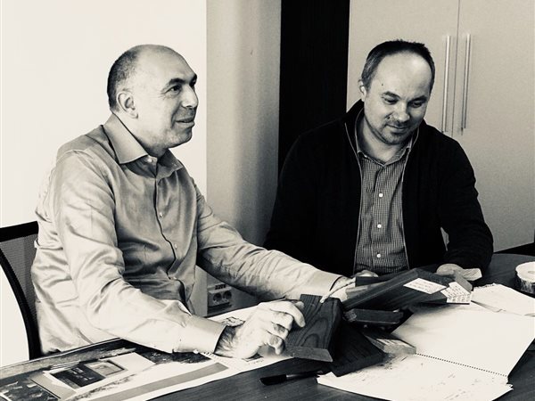 Doru Pungă, in a technical discussion at the office