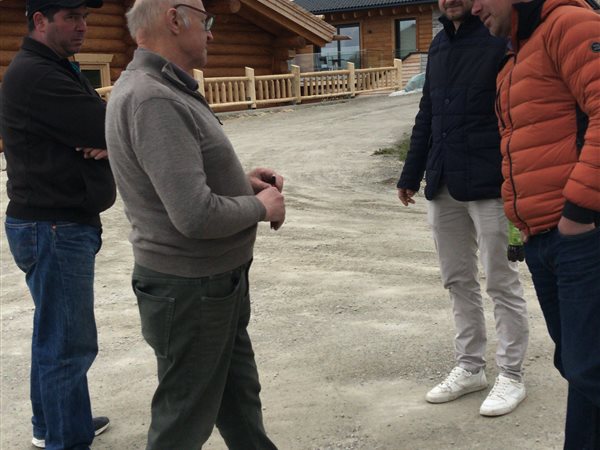 A site visit, alongside clients