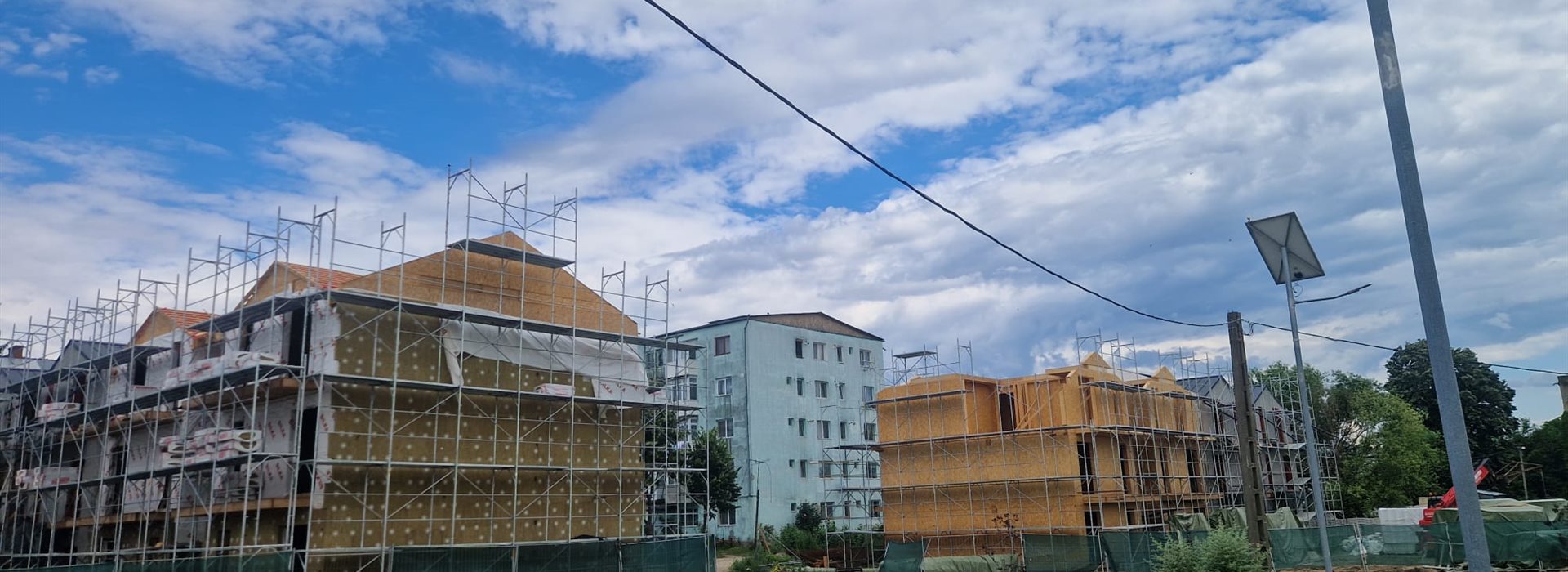 Șantierul celor 10 locuințe sociale &mdash; Moreni